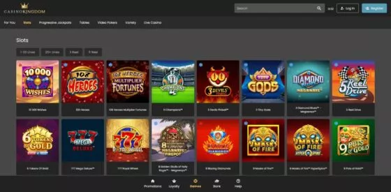 Casino Kingdom slot machines