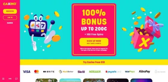 Official website of the Caxino casino