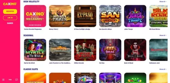 Caxino casino slot machines