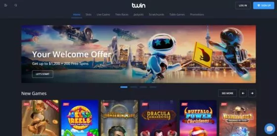 Official website of the Twin Casino