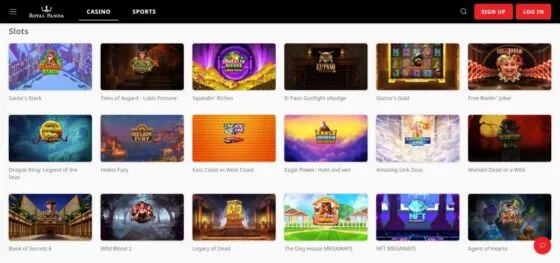 Royal Panda Casino slot machines