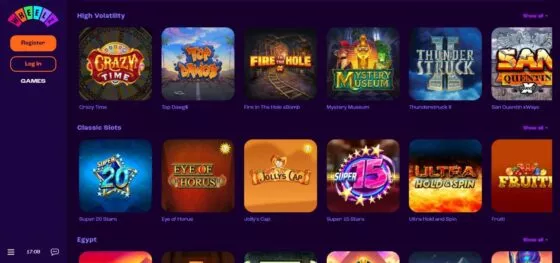 Wheelz Casino slot machines