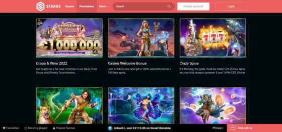 Bonuses Stakes Casino