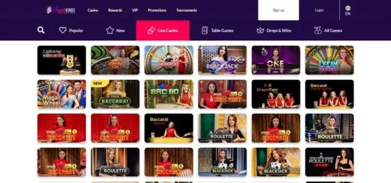 Vegas Kings Casino live