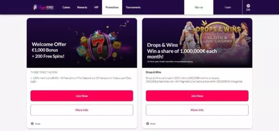 Bonuses Vegas Kings Casino