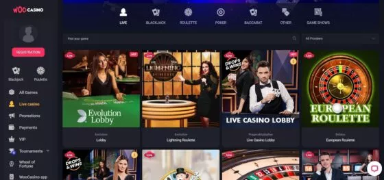 Woo Casino live