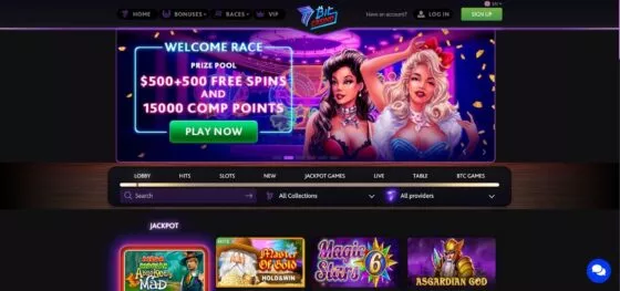 Official website of the 7bit Casino