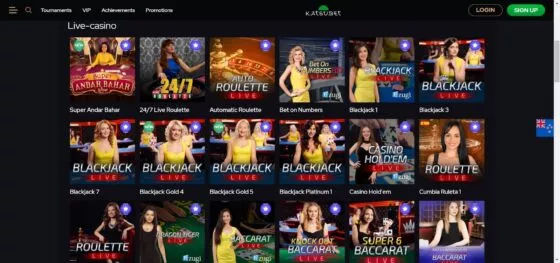 Katsubet Casino live