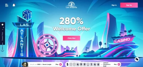 Official website of the Las Atlantis Casino