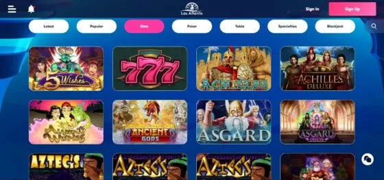 Las Atlantis Casino slot machines