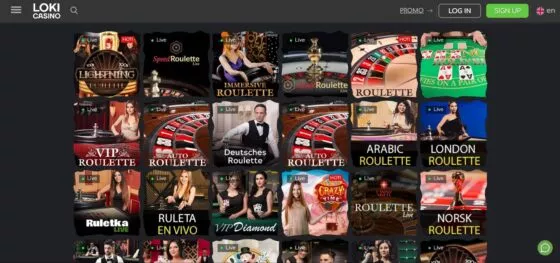 Loki Casino live