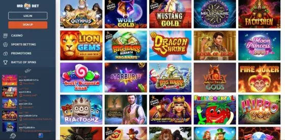 Mr Bet Casino slot machines