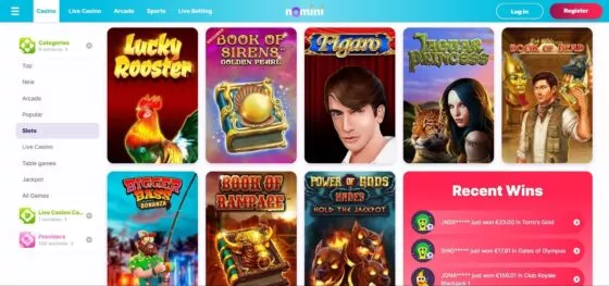 Nomini Casino slot machines