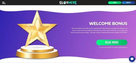 Bonuses Slotnite Casino