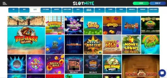 Slotnite Casino slot machines