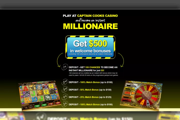 Captain Cooks Casino online