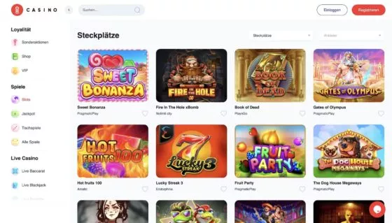 Oxi Casino slot machines