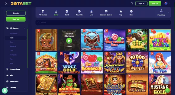 zotabet casino slots