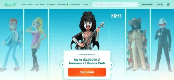 Official website of the Neon54 Casino