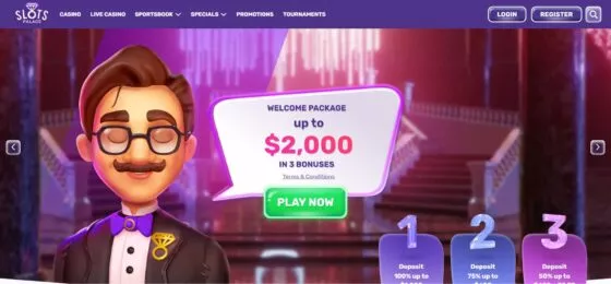 Official website of the SlotsPalace Casino