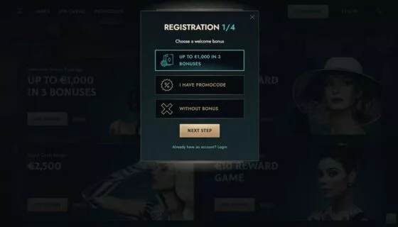 Dolly Casino registration