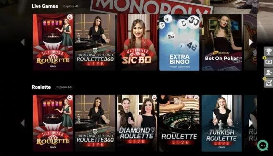 Streambetz Casino live