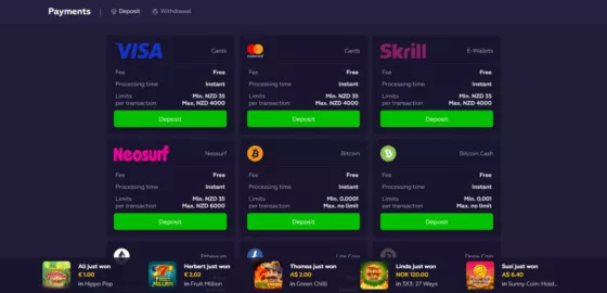 Playfina Payment systems