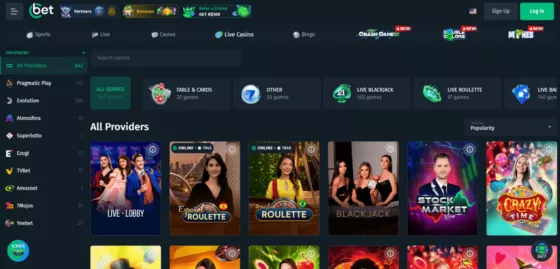 CBet Casino live