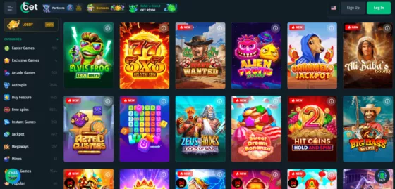 CBet Casino slot machines