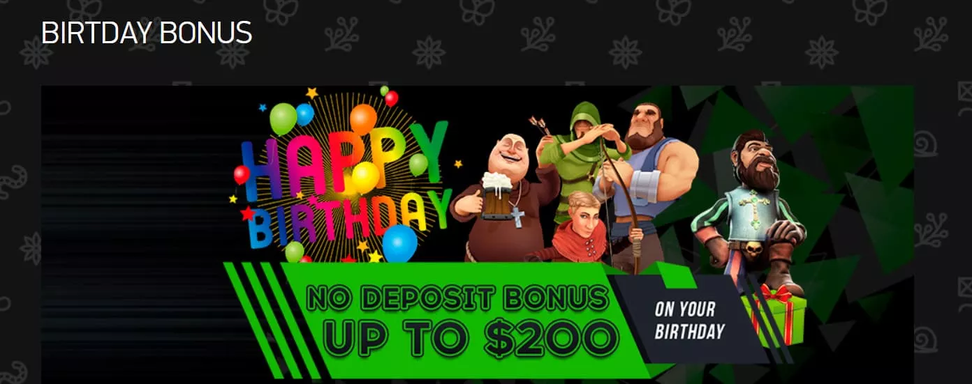 Bonanza birthday bonus