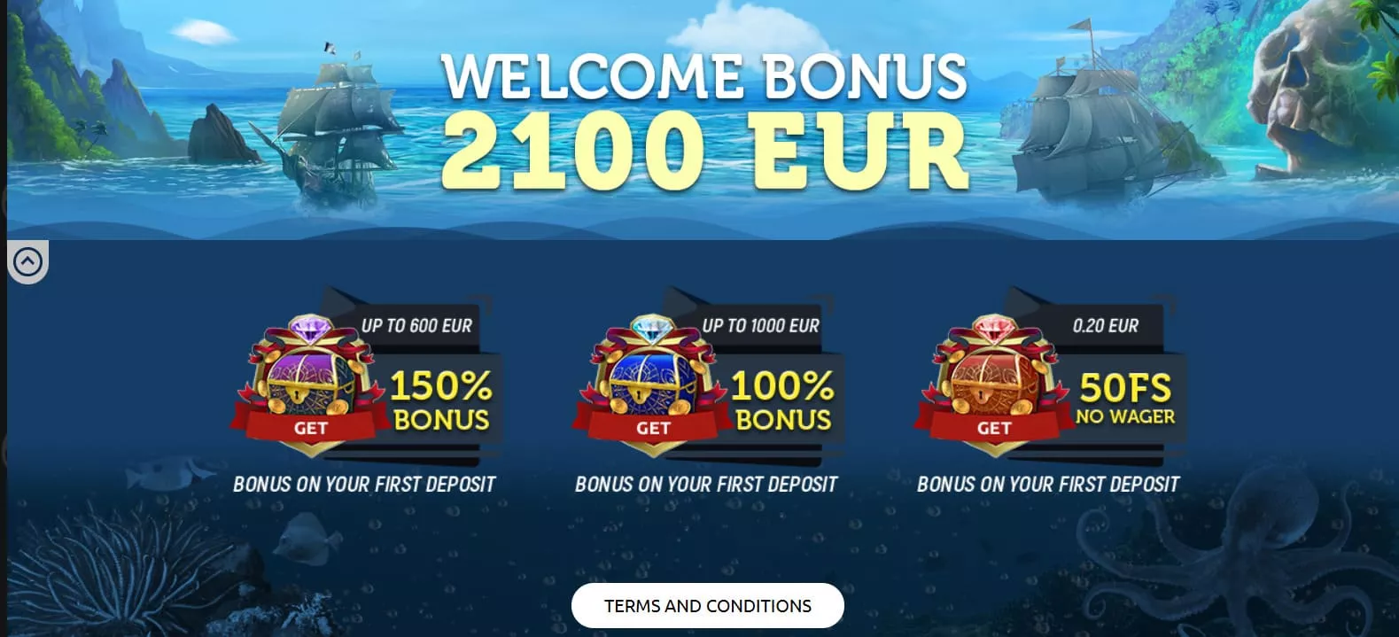 Bonanza welcome bonus